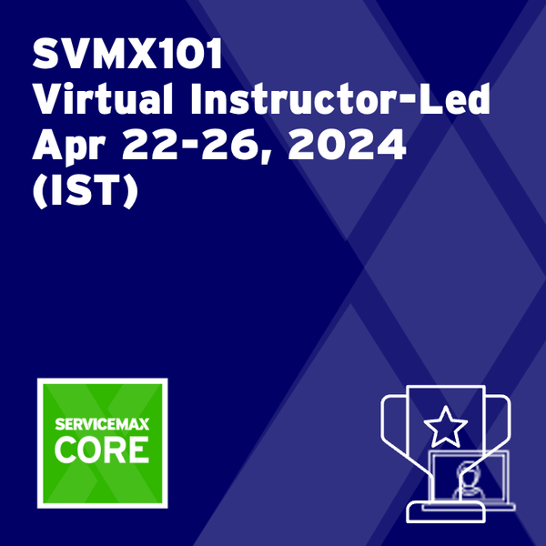 SVMX101 - VILT - Apr 22-26, 2024 - India IST