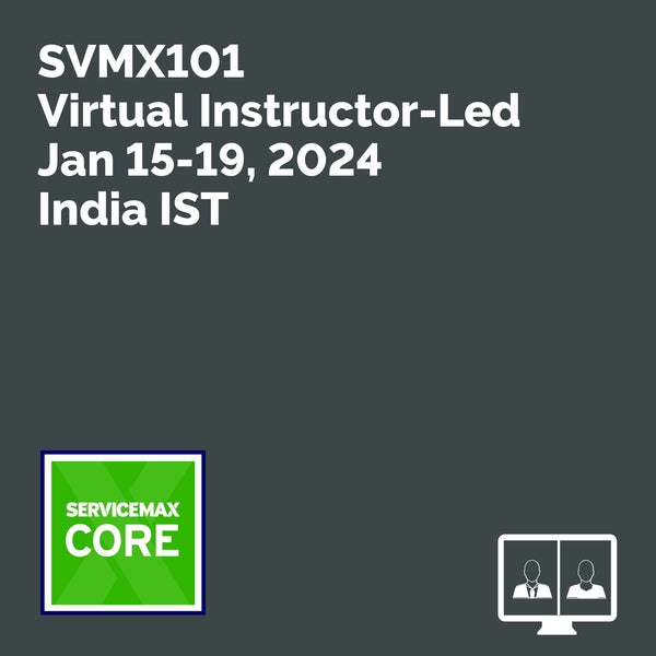 SVMX101 - VILT - Jan 15-19, 2024 - India IST